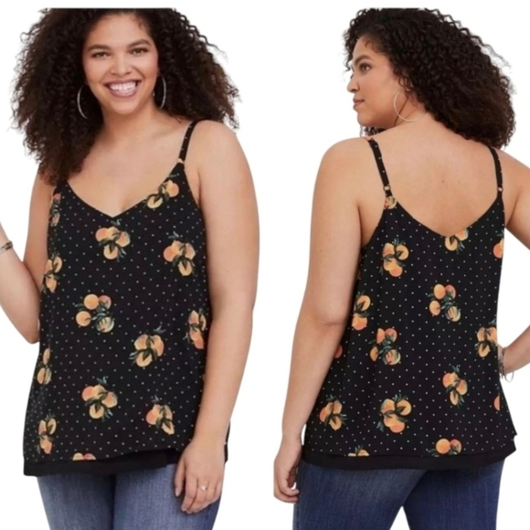 Torrid Sophie Challis Double Layer Swing Cami Sz 2 - Picture 1 of 9